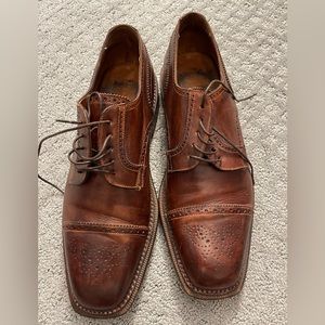Rare Hand Made size 11 Santoni Oxfords